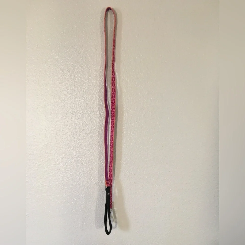 Pink and Black Lupine Pet Leash